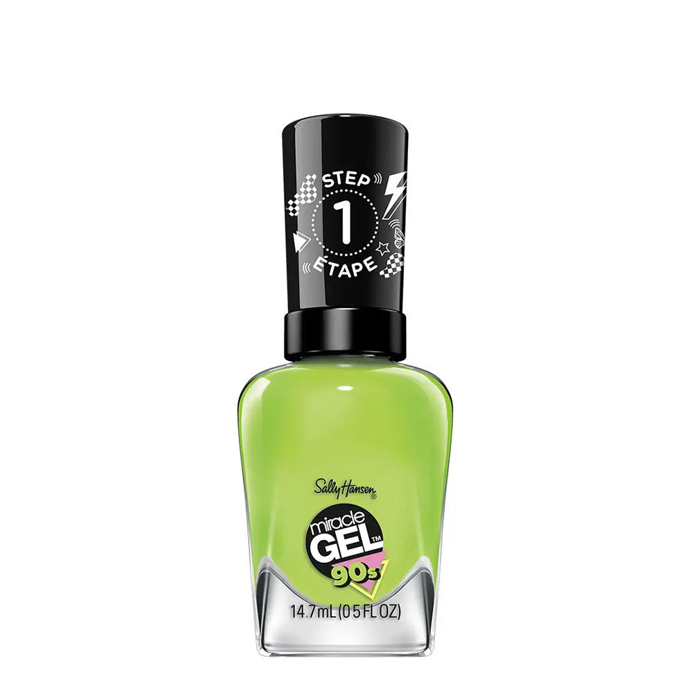 SALLY HANSEN MIRACLE GEL 90s nail polish #890-Toadally Buggin 14.7 ml SALLY HANSEN MIRACLE GEL 90s nail polish #890-Toadally Buggin 14.7 ml