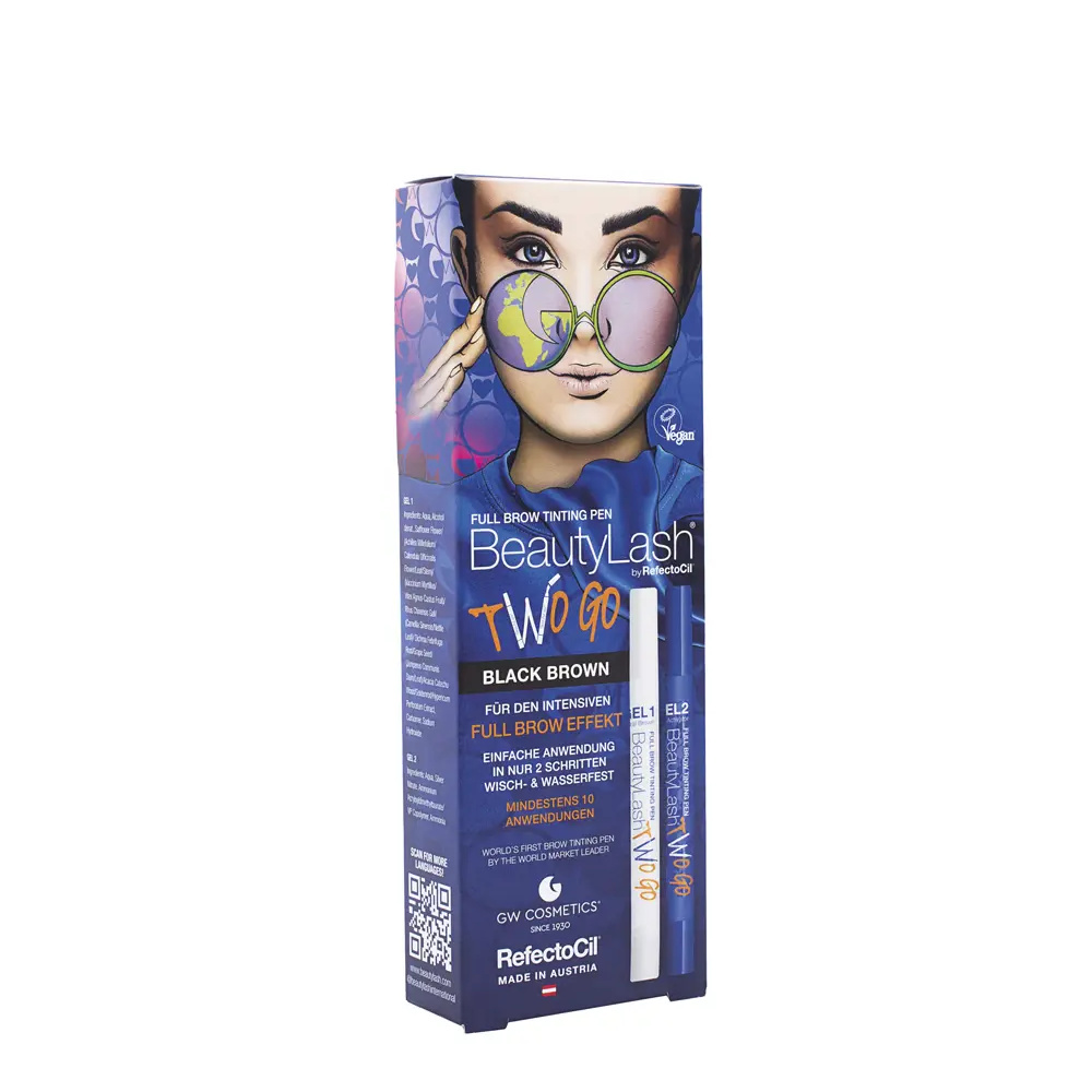REFECTOCIL BEAUTY LASH TWO GO eyebrow tint #Black brown 2 u REFECTOCIL BEAUTY LASH TWO GO eyebrow tint #Black brown 2 u