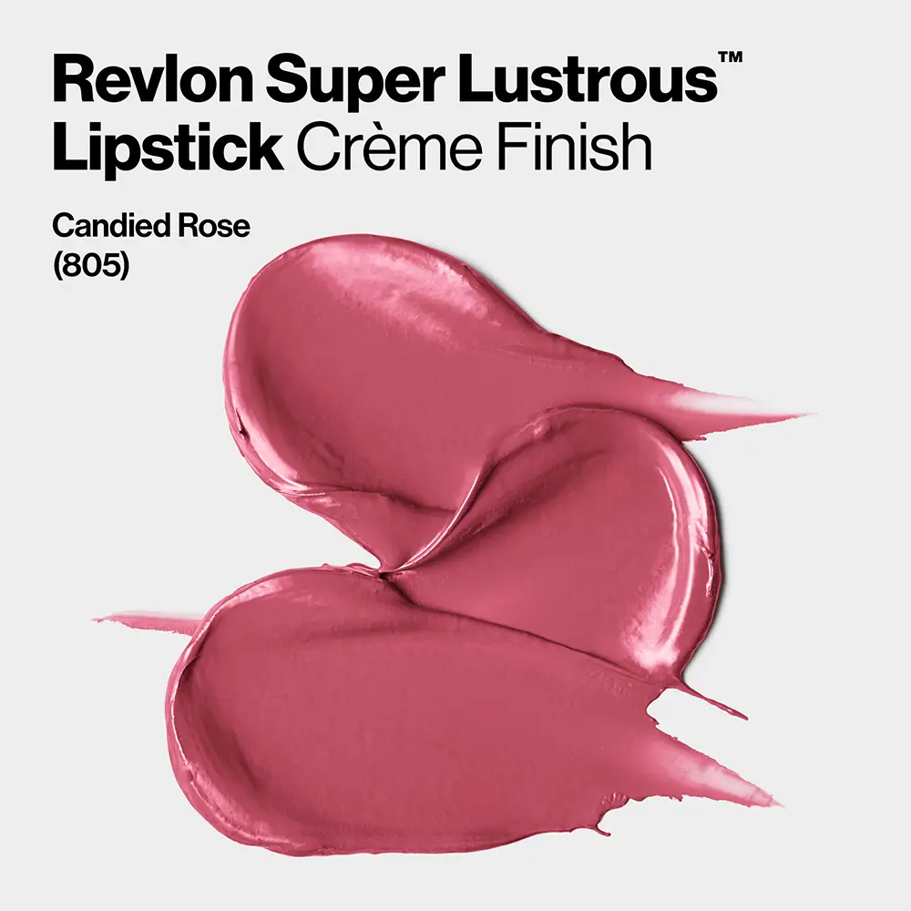 REVLON MASS MARKET SUPER LUSTROUS lipstick #805-candied rose 3.7 ml REVLON MASS MARKET SUPER LUSTROUS lipstick #805-candied rose 3.7 ml - Image 2
