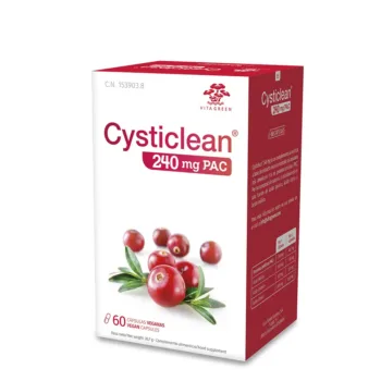 CYSTICLEAN CYSTICLEAN Capsules CLASSIQUES 240 mg de PAC et de canneberge, 60 unités
