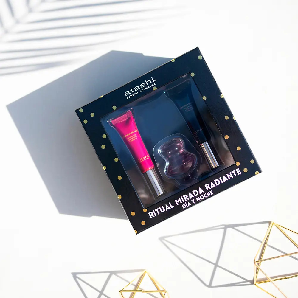 ATASHI Radiant Look Ritual Duo Contorno Occhi Anti-età e Antiossidante Set da 2