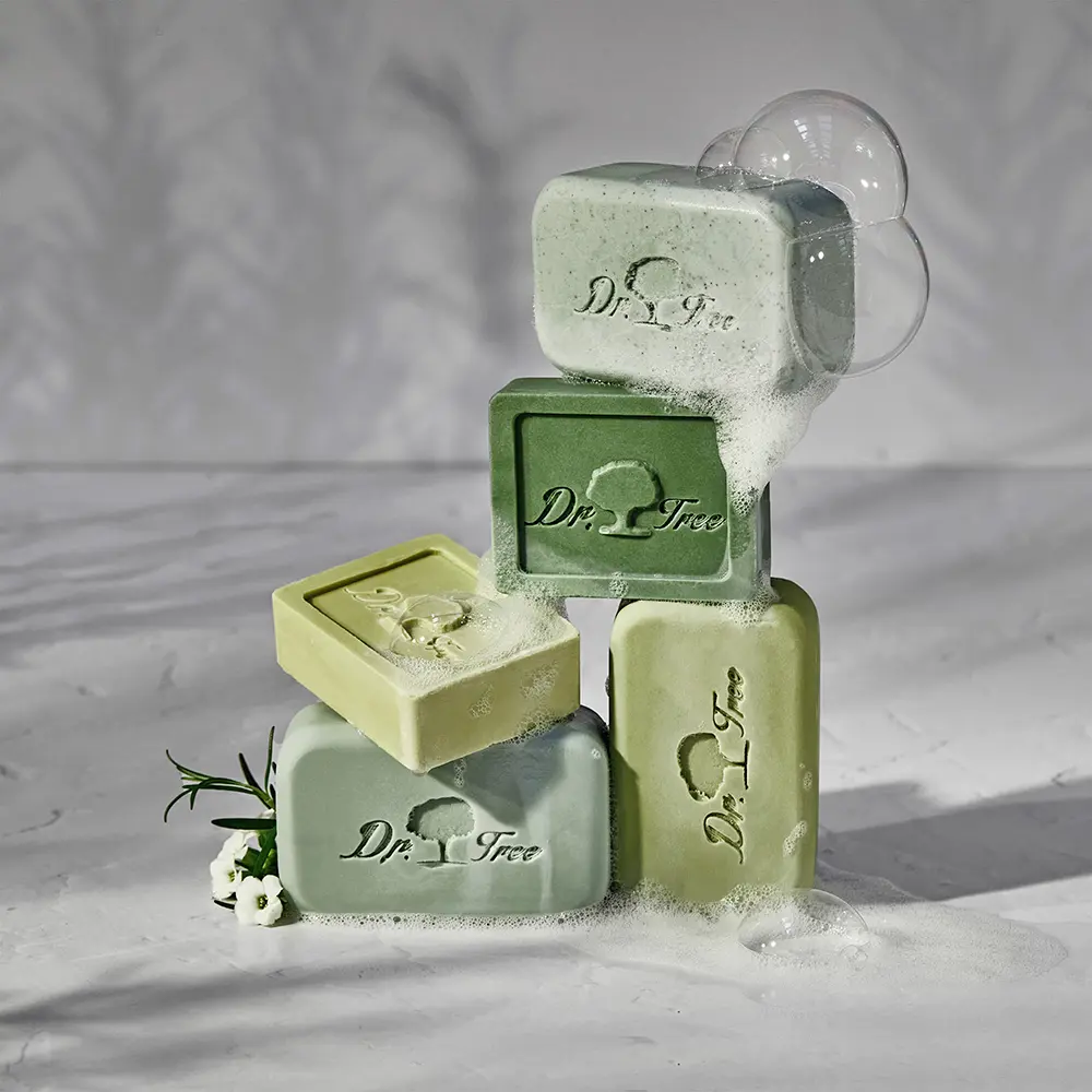 DR. TREE NATURAL SOLID SHAMPOO AND GEL MOISTURIZES AND RENEWS SENSITIVE SKIN set 2 pcs DR. TREE NATURAL SOLID SHAMPOO AND GEL MOISTURIZES AND RENEWS SENSITIVE SKIN set 2 pcs