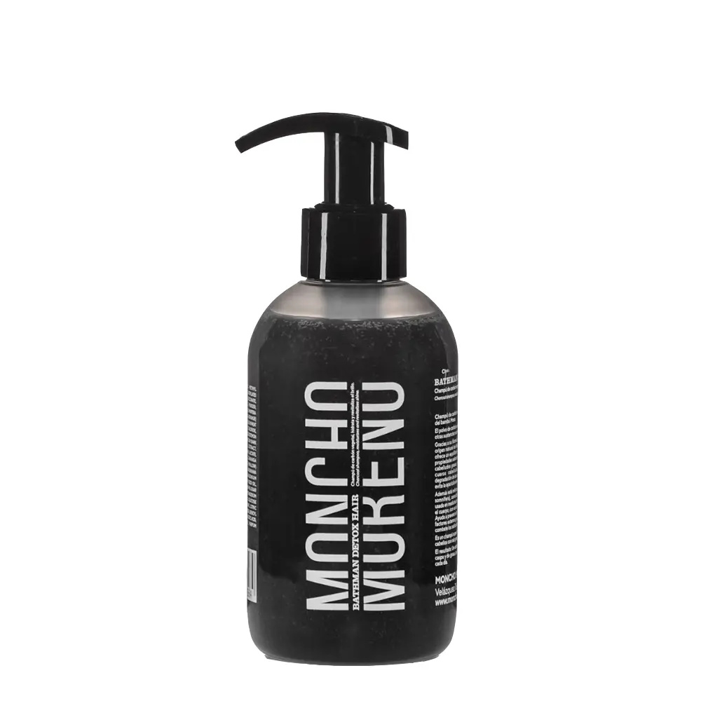 MONCHO MORENO BATHMAN DETOX HAIR charcoal shampoo 500 ml MONCHO MORENO BATHMAN DETOX HAIR charcoal shampoo 500 ml