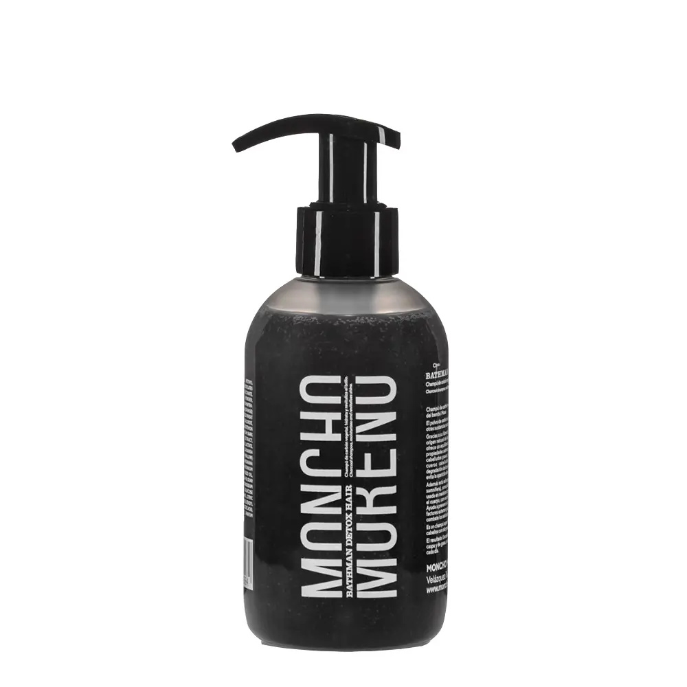 MONCHO MORENO BATHMAN DETOX HAIR charcoal shampoo 250 ml MONCHO MORENO BATHMAN DETOX HAIR charcoal shampoo 250 ml