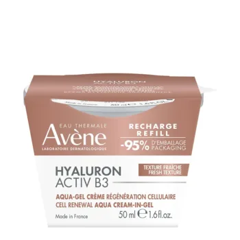 AVÈNE HYALURON ACTIV B3 cell renewal aqua cream-in-gel recharge 50 ml