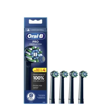 ORAL-B CROSS ACTION Köpfe #schwarz 4 u