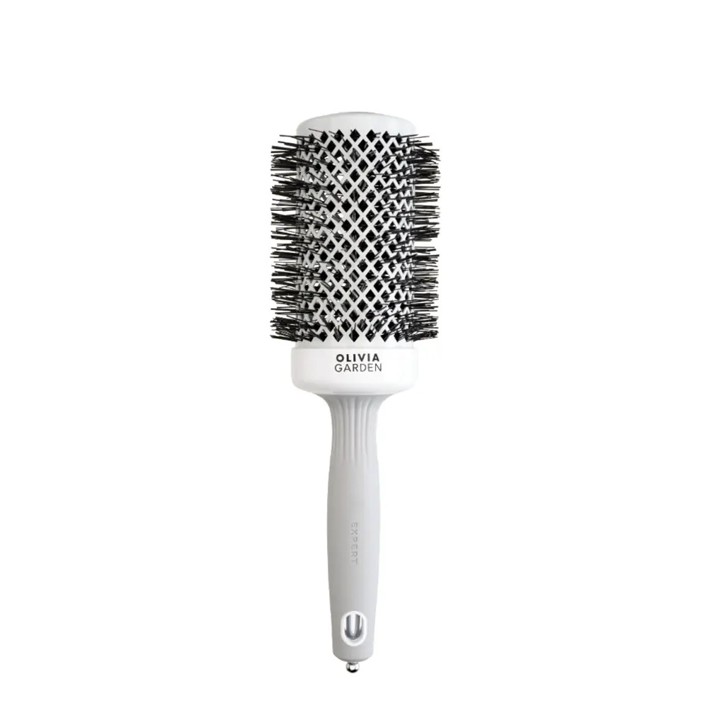 OLIVIA GARDEN EXPERT BLOWOUT SHINE blanco y gris #55 mm 1 u OLIVIA GARDEN EXPERT BLOWOUT SHINE blanco y gris #55 mm 1 u