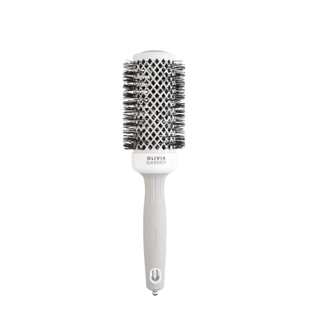 OLIVIA GARDEN EXPERT BLOWOUT SHINE blanco y gris #45 mm 1 u OLIVIA GARDEN EXPERT BLOWOUT SHINE blanco y gris #45 mm 1 u