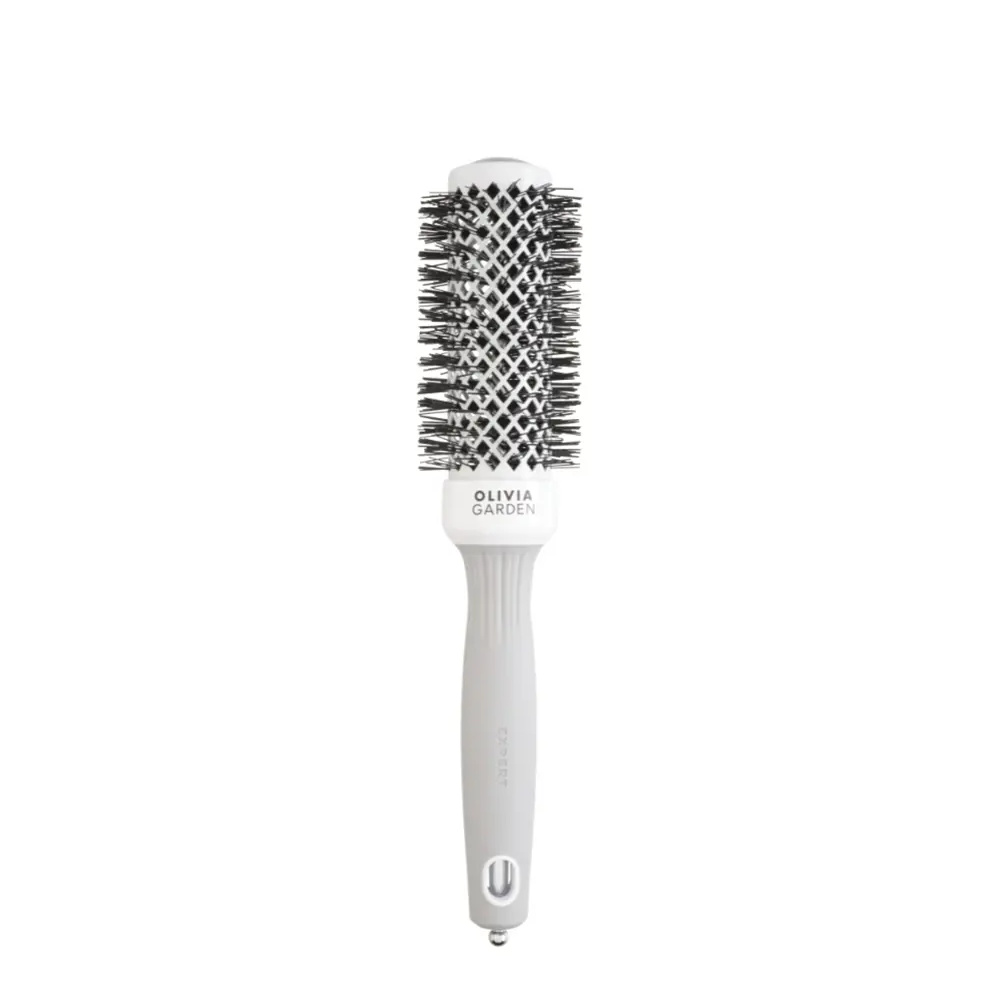 OLIVIA GARDEN EXPERT BLOWOUT SHINE blanco y gris #35 mm 1 u OLIVIA GARDEN EXPERT BLOWOUT SHINE blanco y gris #35 mm 1 u