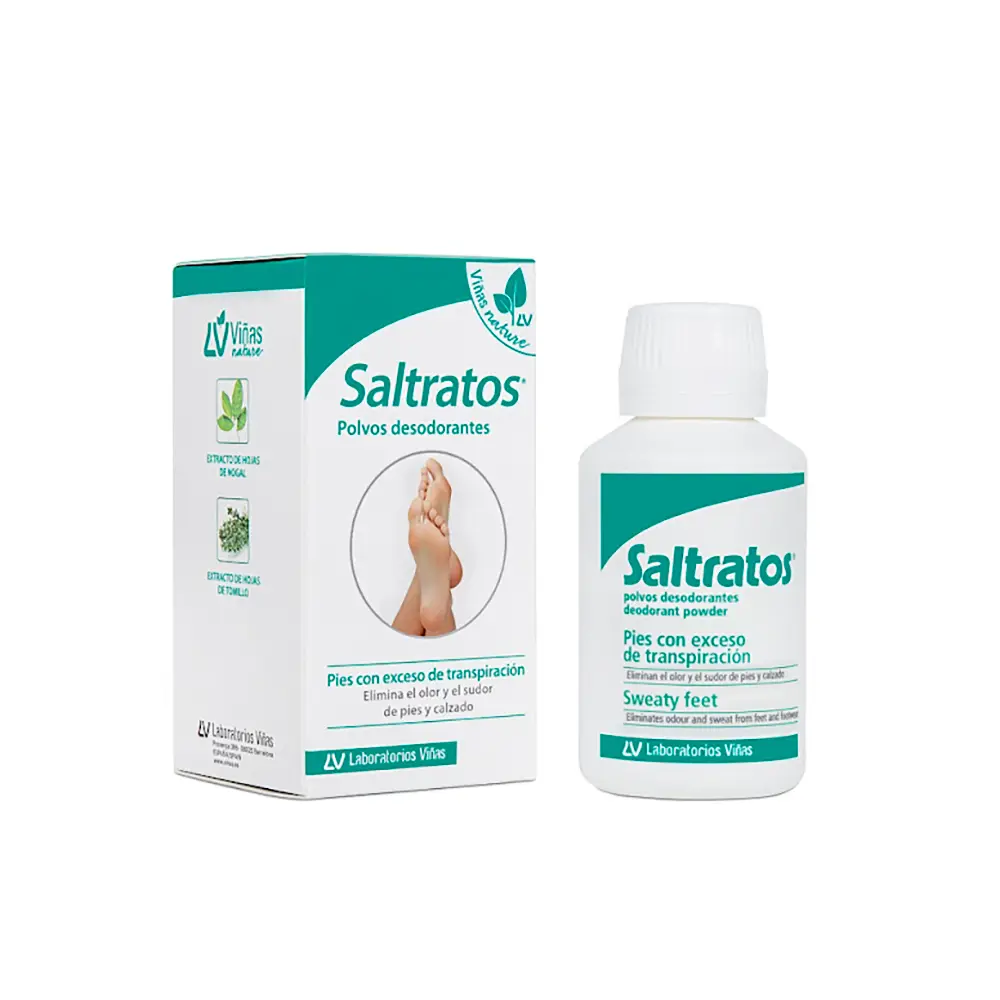 SALTRATOS SALTRATOS FÜSSE MIT ÜBERMÄSSIGEM SCHWEISSEN Deodorantpulver 50 gr