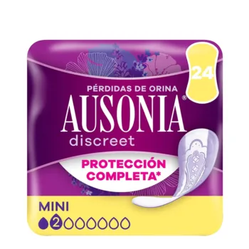 AUSONIA DISCREET mini incontinence pads 24 units AUSONIA DISCREET mini incontinence pads 24 units