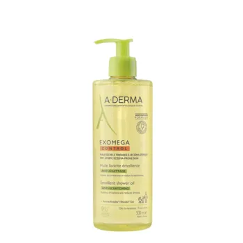 A-DERMA EXOMEGA CONTROL huile de douche émolliente PVC 11.90 500 ml A-DERMA EXOMEGA CONTROL huile de douche émolliente PVC 11.90 500 ml