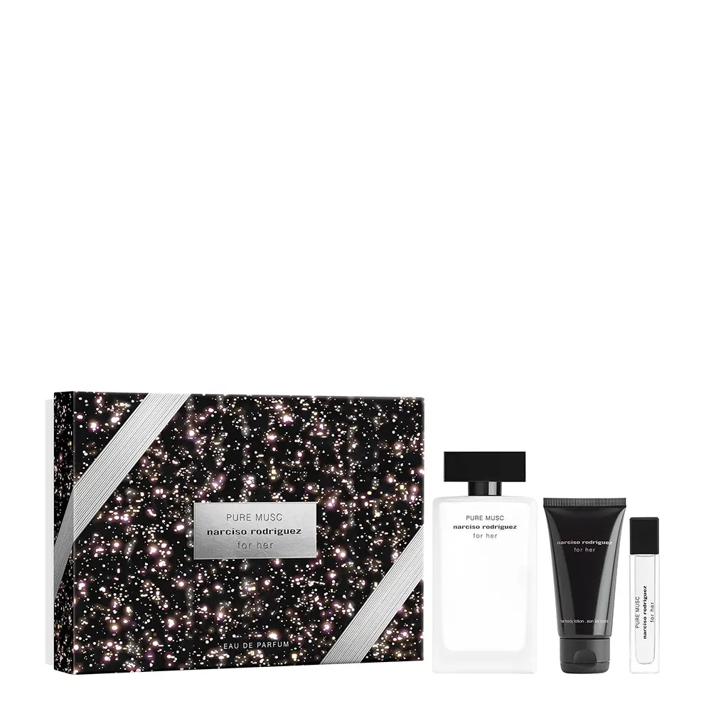 NARCISO RODRIGUEZ FOR HER PURE MUSC set 3 pcs NARCISO RODRIGUEZ FOR HER PURE MUSC set 3 pcs