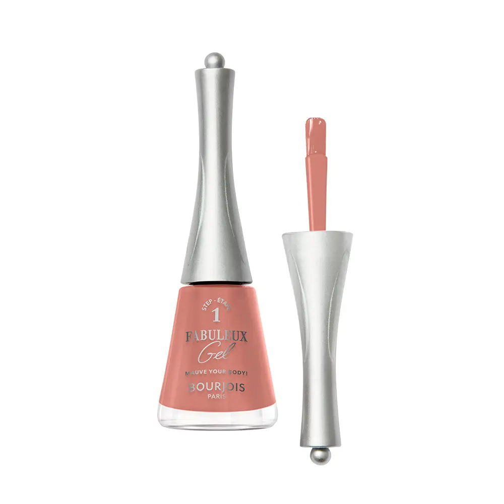 BOURJOIS FABULEUX gel nail polish #130-mauve your body! 9ml