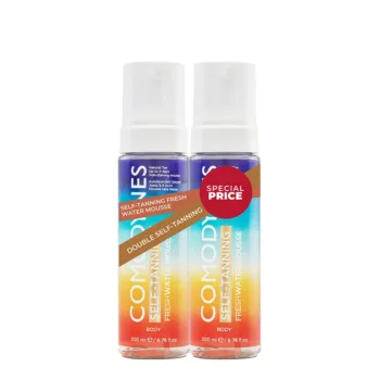 COMODYNES SELF TANNING progressive self-tanning mousse pack 2 x 200 ml