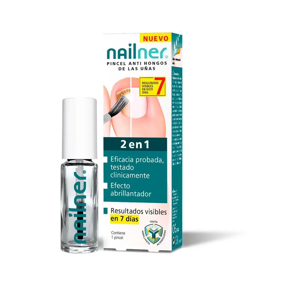 NAILNER NAILNER BRUSH 2 IN 1 anti-fungal nail brush 5 ml