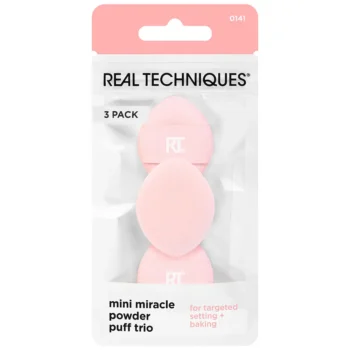 REAL TECHNIQUES MINI MIRACLE powder puff trio 3 u