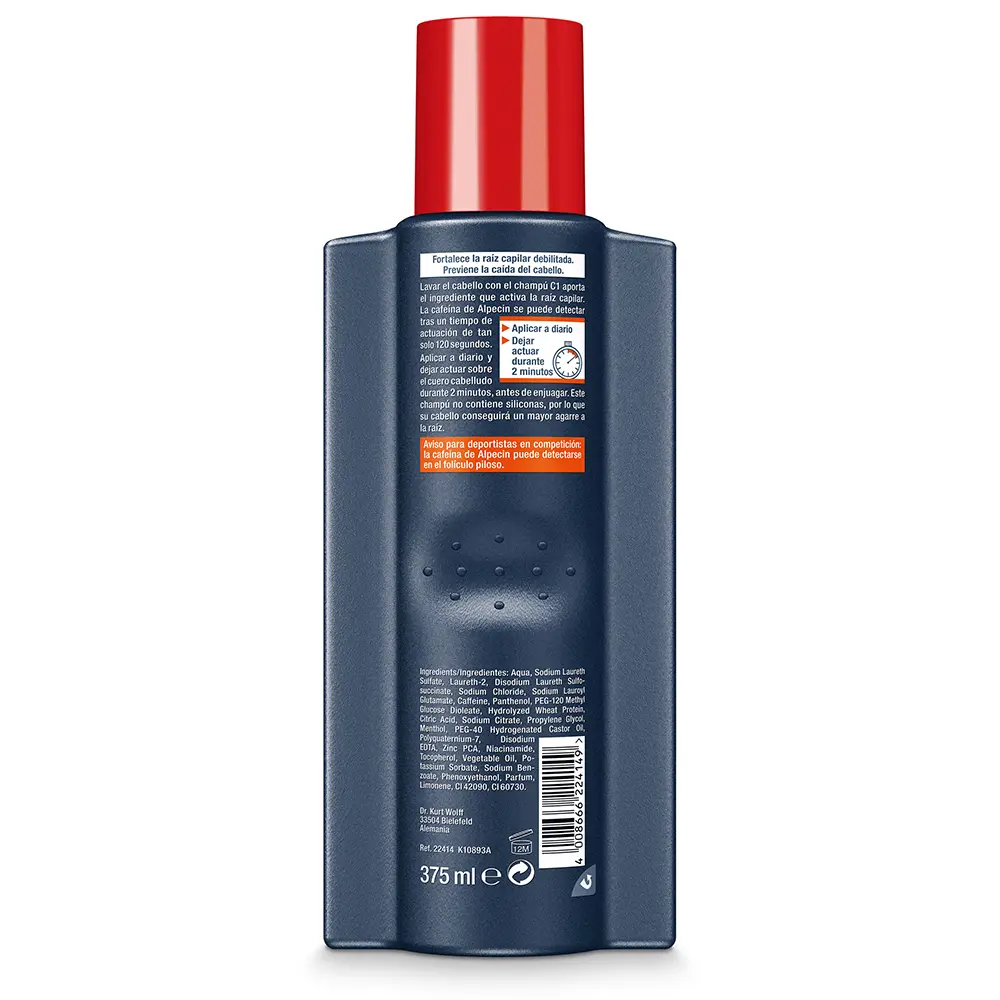 ALPECIN CAFFEINE anti-hair loss shampoo C1 375 ml