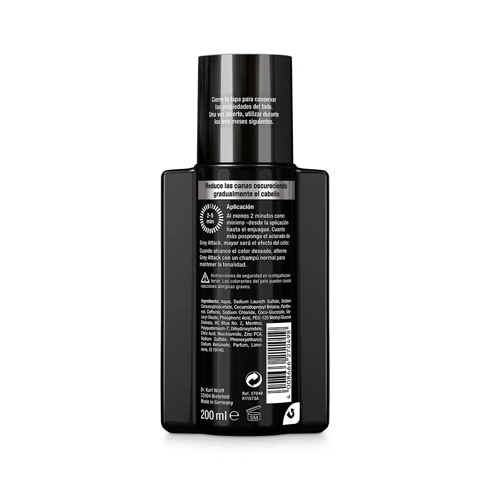 ALPECIN GRAY ATTACK shampoo anticaduta e anti-grigio 200 ml