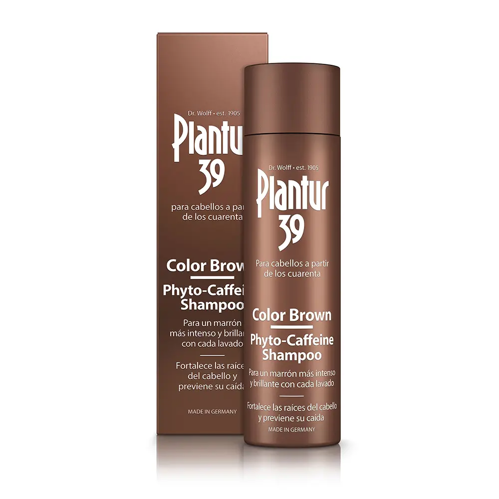 PLANTUR 39 PHYTO-CAFFEINE COLOR BROWN anti-hair loss shampoo for brown hair 250 ml