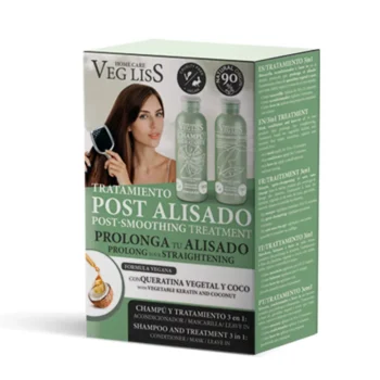 VEG LISS VEG LISS post straightening vegan shampoo and treatment 3 in 1 2 u