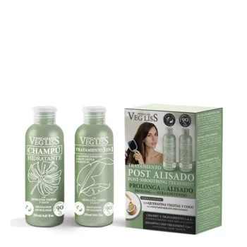 VEG LISS VEG LISS post straightening vegan shampoo and treatment 3 in 1 2 u