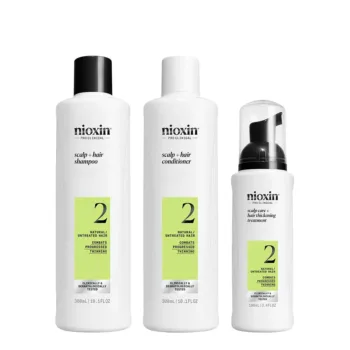 NIOXIN SYSTEM 2 - Kit - Treatment for Natural Hair with Advanced Weakening 3 units