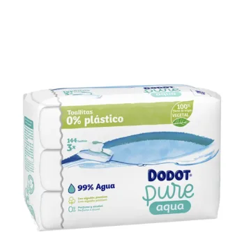DODOT DODOT PURE TOTAL CARE 99% water wet wipes 144 u