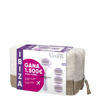 GILLETTE VENUS BREEZE NECESER IBIZA-Maschine + 4 Nachfüllungen