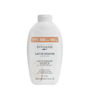 BYPHASSE CARESSE shower cream sweet almond milk 600 ml