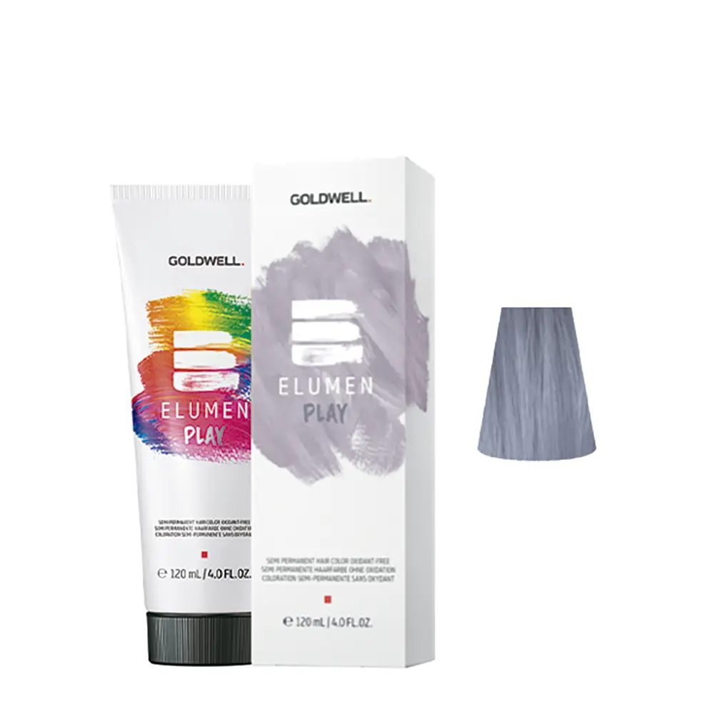 GOLDWELL ELUMEN PLAY semi permanent hair color oxidant-free #Metallic Silver 120 ml