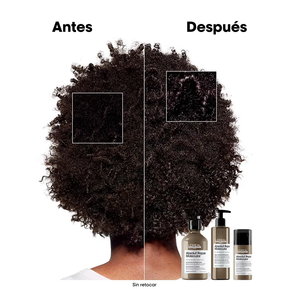 L’ORÉAL PROFESSIONNEL PARIS ABSOLUT REPAIR MOLECULAR professional sulfate-free shampoo for damaged hair refill 500 ml