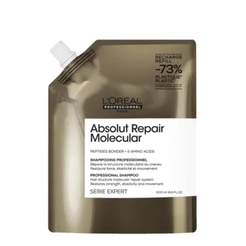 L’ORÉAL PROFESSIONNEL PARIS ABSOLUT REPAIR MOLECULAR professional sulfate-free shampoo for damaged hair refill 500 ml