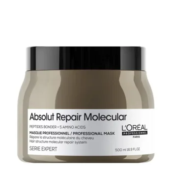 <span class="notranslate">L'OREAL PROFESSIONNEL PARIS ABSOLUT REPAIR</span> MOLECULAR professional leave-in repair mask for damaged hair 500 ml