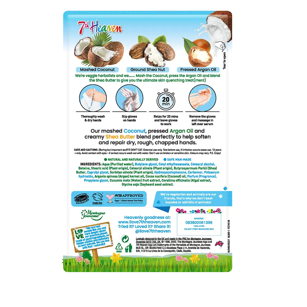 7TH HEAVEN COCONUT hand mask 1 unit