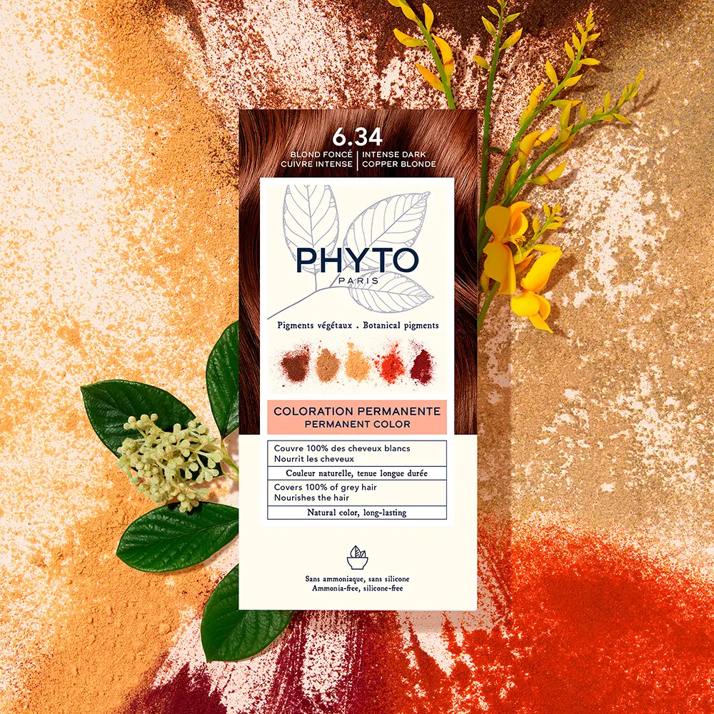 PHYTO PHYTOCOLOR #6.34 Dark Copper Blonde 4 u