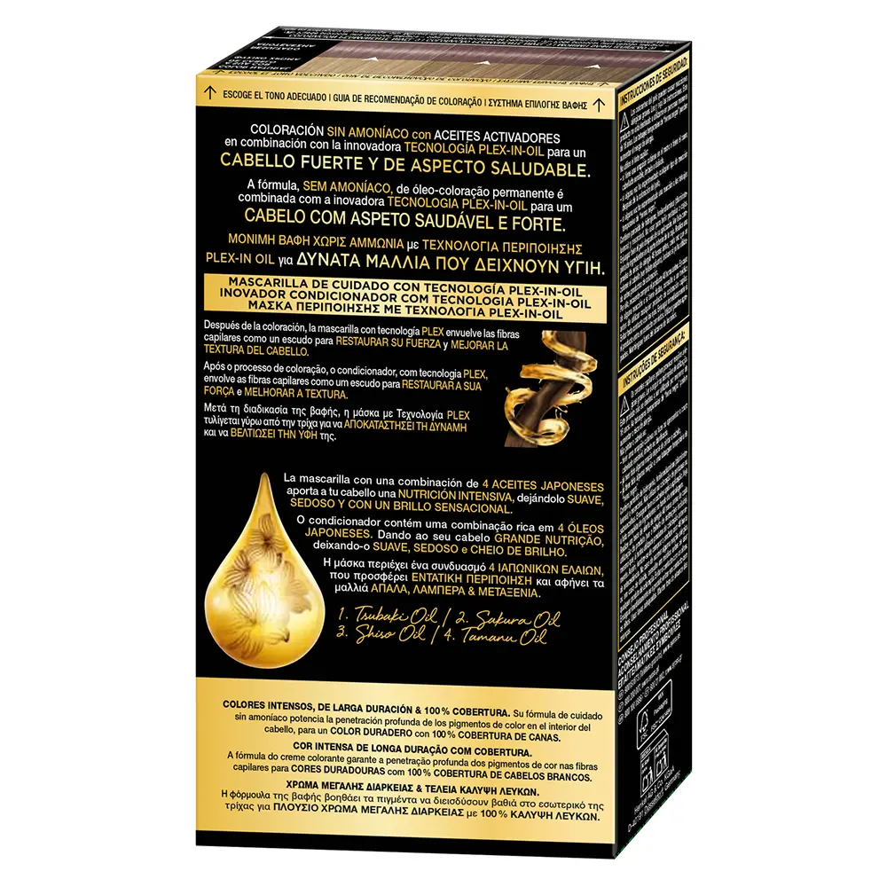 SYOSS OLEO INTENSE ammonia-free dye #7-56-lavender ash blonde 5 units