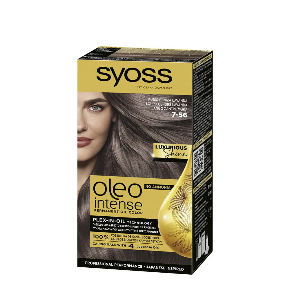 SYOSS OLEO INTENSE ammonia-free dye #7-56-lavender ash blonde 5 units SYOSS OLEO INTENSE ammonia-free dye #7-56-lavender ash blonde 5 units