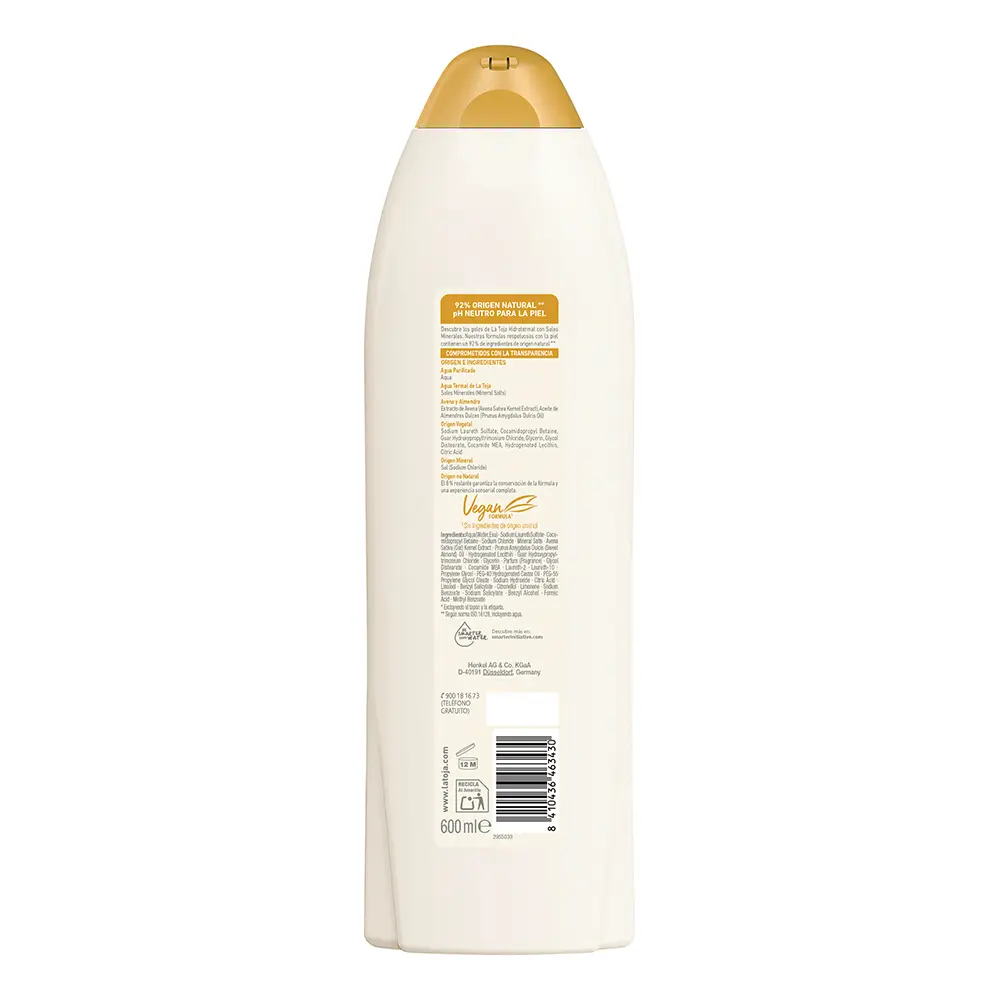 LA TOJA OAT MILK shower gel 600 ml