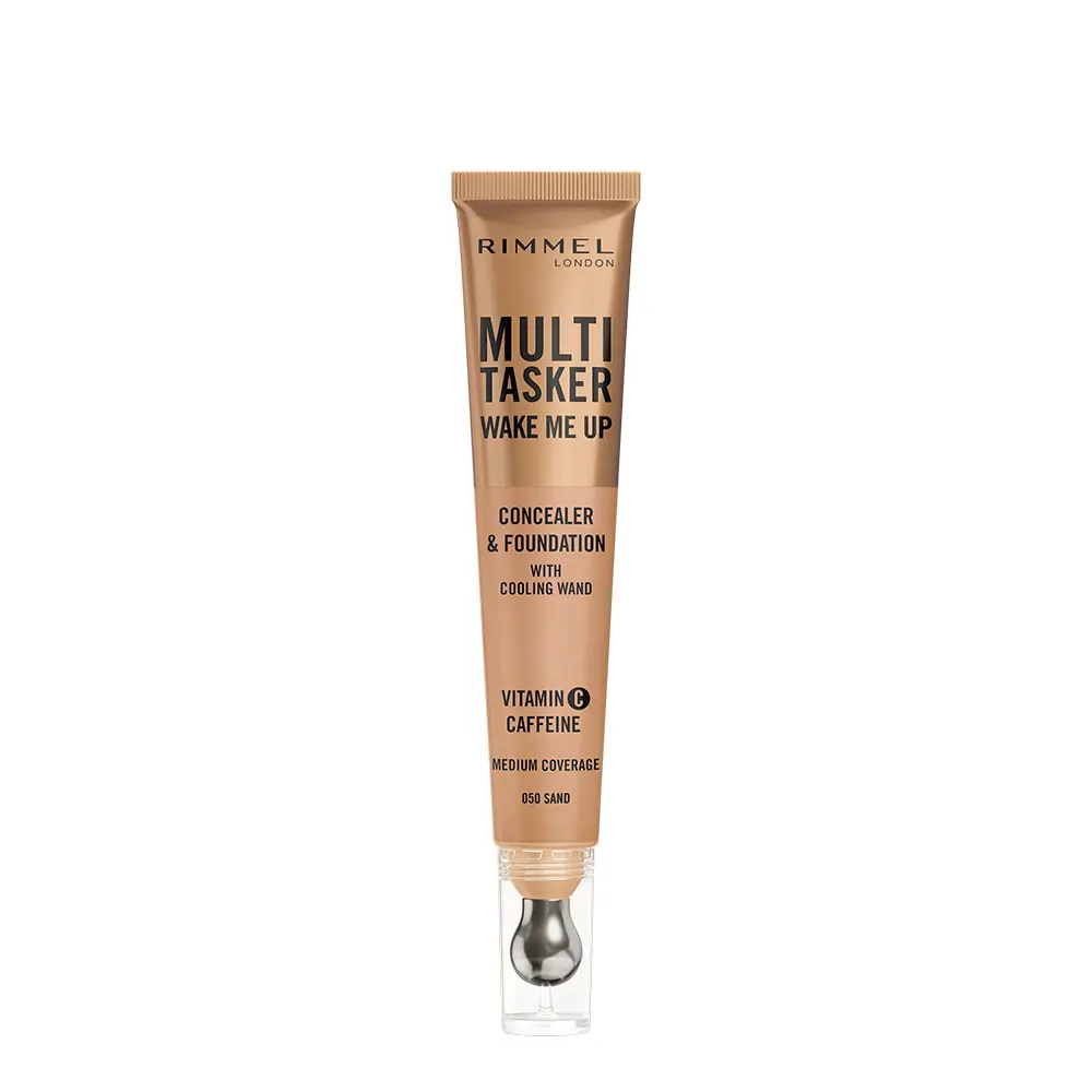 RIMMEL LONDON MULTITASKER WAKE ME UP concealer and foundation #Sand 20 ml RIMMEL LONDON MULTITASKER WAKE ME UP concealer and foundation #Sand 20 ml