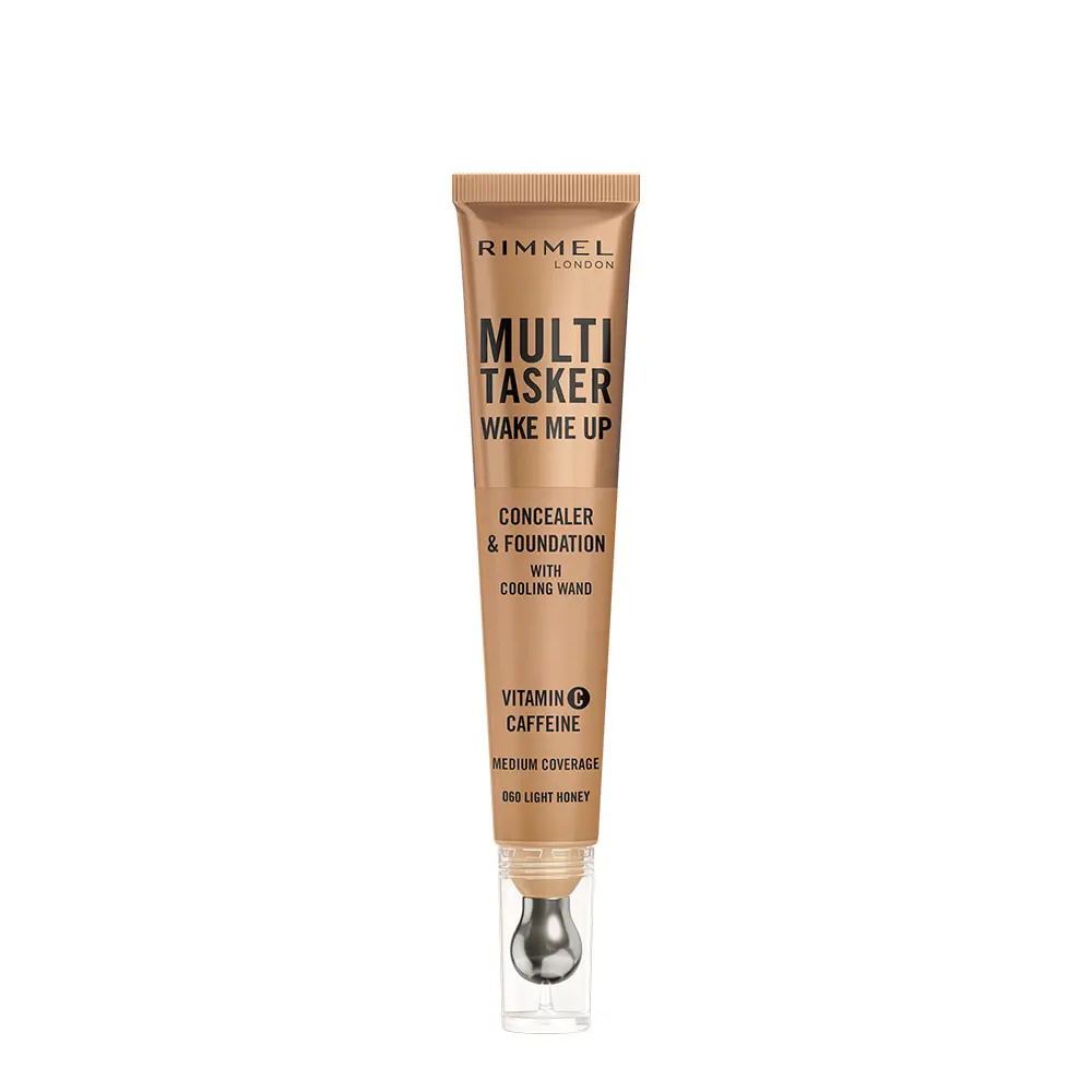 RIMMEL LONDON MULTITASKER WAKE ME UP concealer and foundation #Light Honey 20 ml RIMMEL LONDON MULTITASKER WAKE ME UP concealer and foundation #Light Honey 20 ml