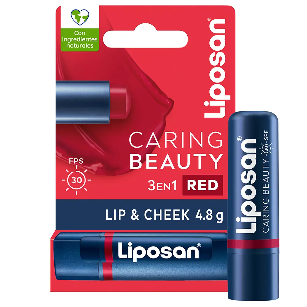 LIPOSAN LIPOSAN CARING BEAUTY 3 in 1 #rosso 4.8 gr