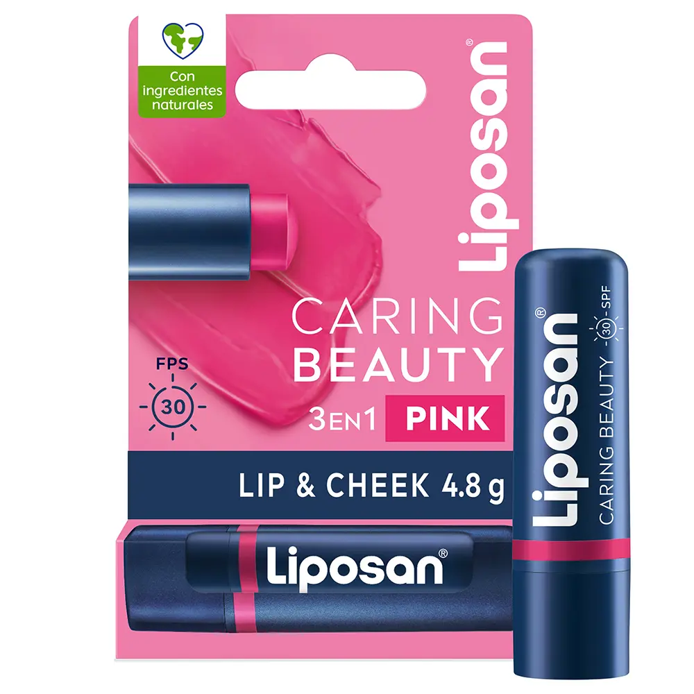 LIPOSAN LIPOSAN BELLEZZA CURATIVA 3 in 1 #pink 4.8 gr