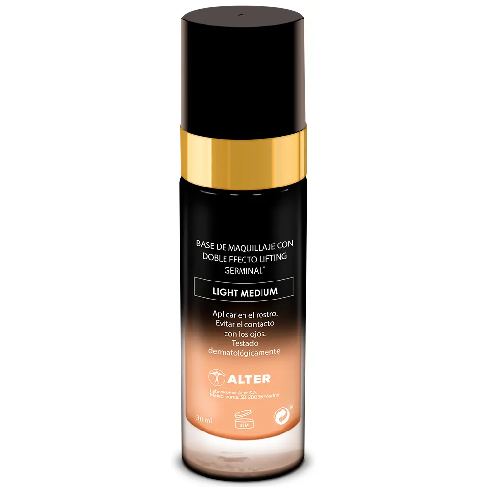 GERMINAL IMMEDIATE ACTION RADIANCE foundation with double lifting effect #Light medium 30 ml