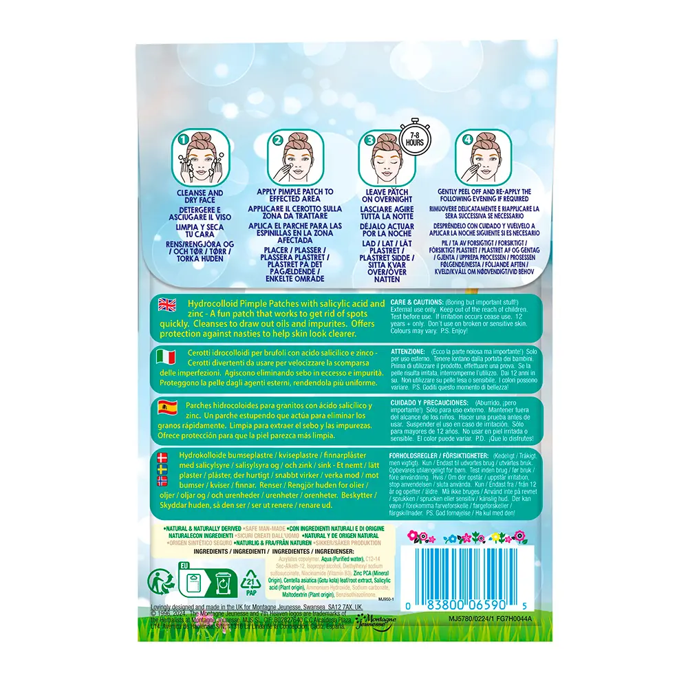 7TH HEAVEN INVISIBLE BLEMISHDOTS hydrocolloid patches 24 u