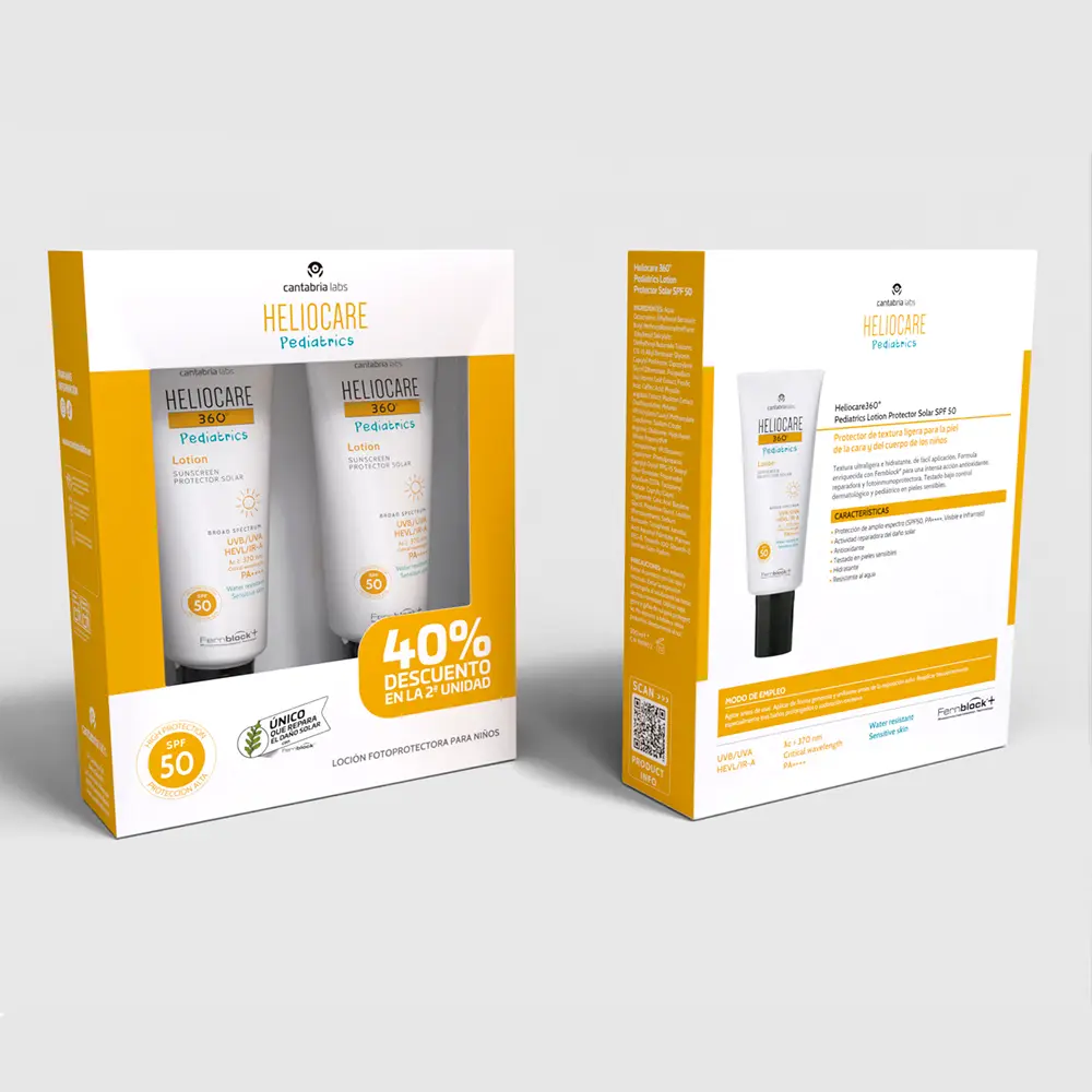 HELIOCARE HELIOCARE 360 PEDIATRICS sunscreen lotion SPF50 pack 2 x 200 ml