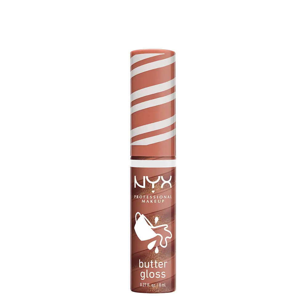 NYX PROFESSIONAL MAKE UP BUTTER GLOSS SWIRL #02-Hot Cocoa Swirl 8 ml NYX PROFESSIONAL MAKE UP BUTTER GLOSS SWIRL #02-Hot Cocoa Swirl 8 ml