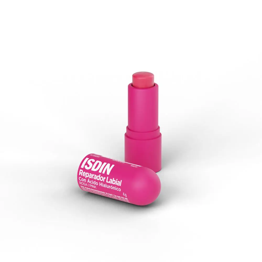 ISDIN Lippenreparaturstift mit Farbstift #Pink 4 g