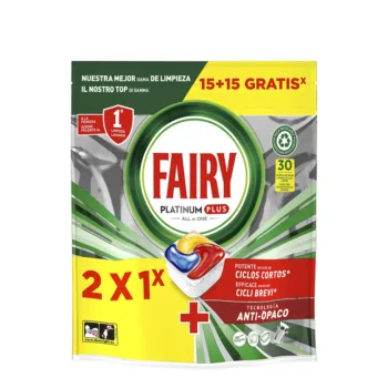 FAIRY FAIRY PLATINUM PLUS LEMON dishwasher 30 capsules