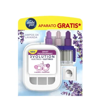 AMBI PUR 3VOLUTION air freshener device + refill #lavender 20 ml